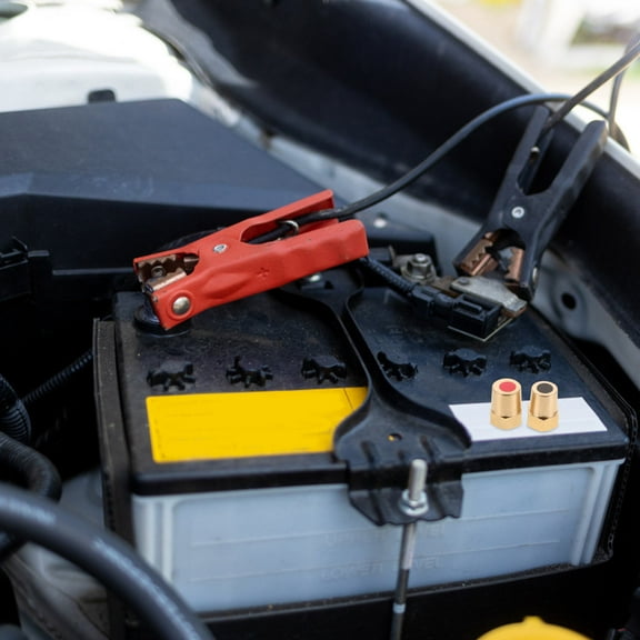 WEUVEB 1 Pair Threaded Terminal Studs for Car Battery Enhance Connection Efficiency for DIY Projects