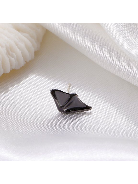 1 Pair Wing Shape Earrings Ear Piercing Fashion Accessory for Women Alloy Parties