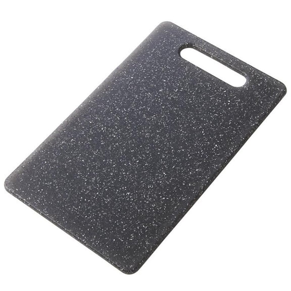 WEUVEB 1Pc Convenient Vegetable Cutting Board Black Imitation Marble Design