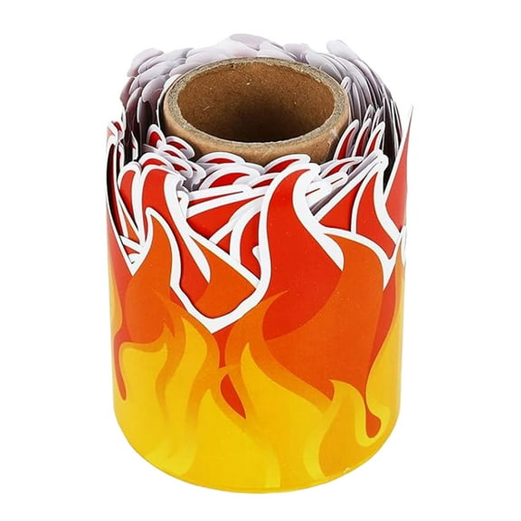 WEUVEB Trim Border Decal for Bulletin Board Decoration, Classroom and Office Wall Decor, and Stick, and Colorful