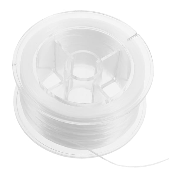 WEUVEB 1 Roll Flexible Bracelet Wire For Jewelry Making White Spandex Elastic Rope Crafting Projects