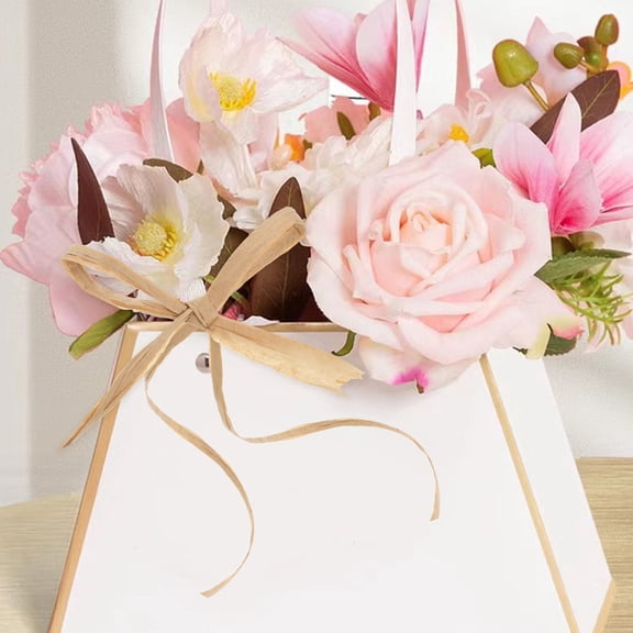 WEUVEB 1 Roll Packing Paper Twine Raffia Ribbon for Crafts Simple and Elegant Style 3.31cm Unfolded Width