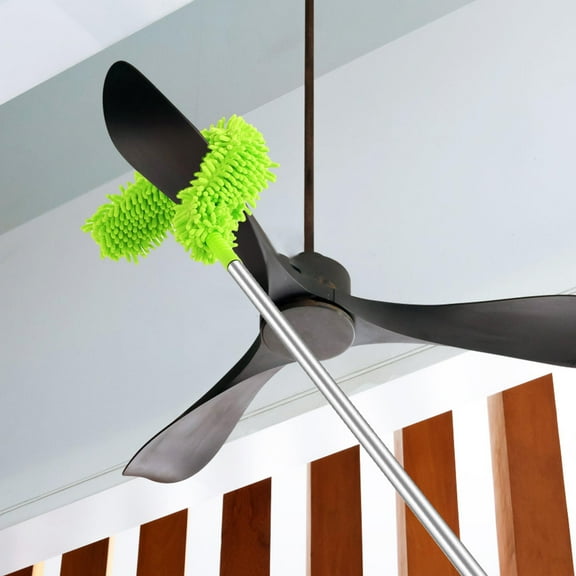 WEUVEB 1 Set Extendable Ceiling Fan Duster with Long Handle for Cleaners