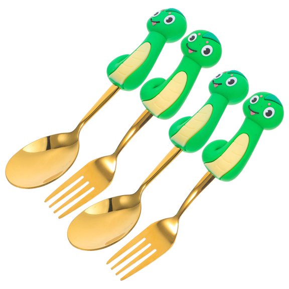 WEUVEB 1 Set Small Appetizer Spoons Golden Stainless Steel Coffee Stirrer Smooth Finish Ideal For Tea Time
