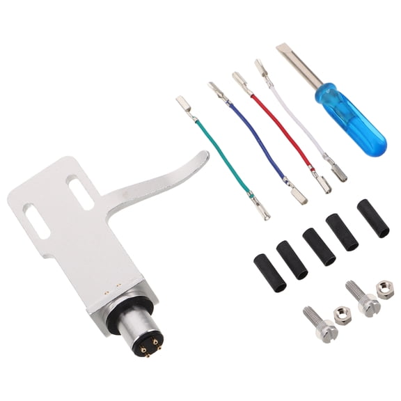 WEUVEB Turntable Headshell Assorted Color Metal Plastic for Repairing