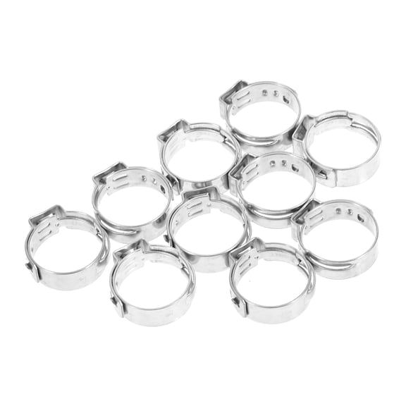WEUVEB 10 Pcs Metal Pinch Clamps Quick Release Hose Tubing Clips and Easy to Use