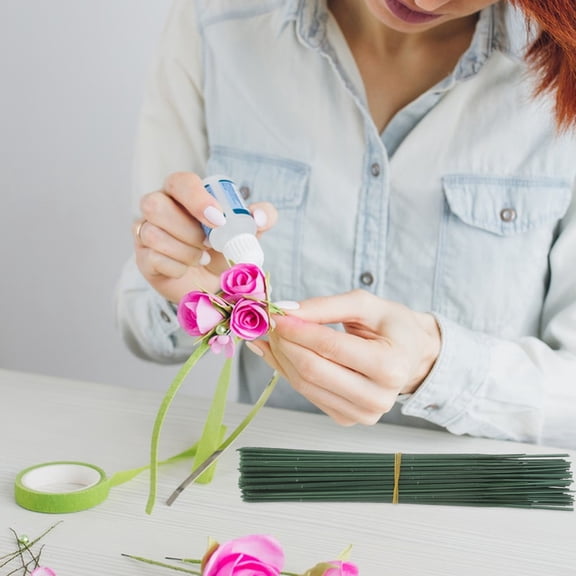 Floral Wire Stems for Crafting and Arrangements