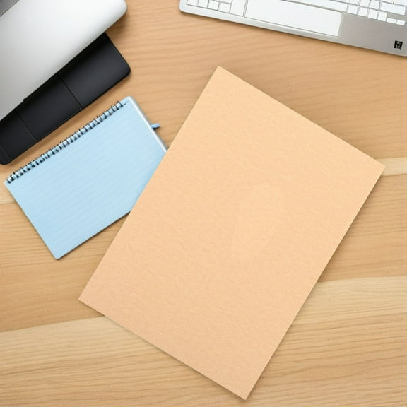 WEUVEB 10Pcs Handmade Vintage Parchment Paper Sheets Khaki for Decorative Certificates and Crafts
