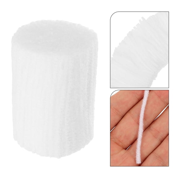 WEUVEB 10Pack Yarn For Latch Hook Projects Acrylic Fiber For DIY Crafts In White