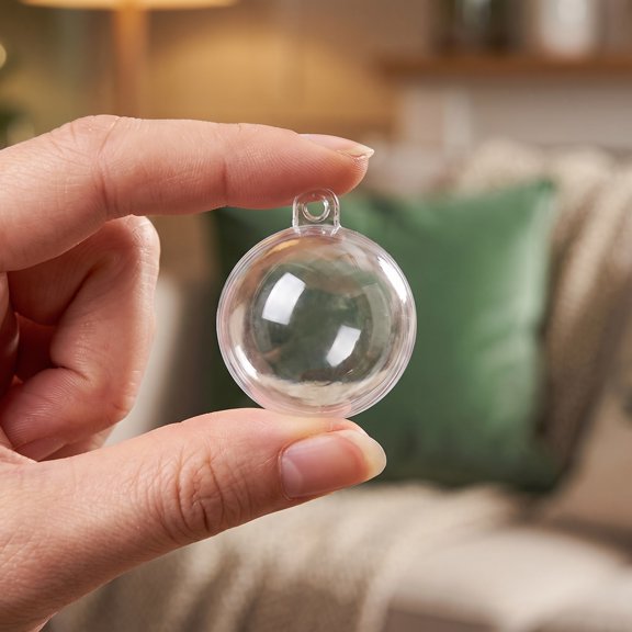WEUVEB 10Pcs ABS Floating Fish Tank Decoration with Transparent Ball for Aquarium Display