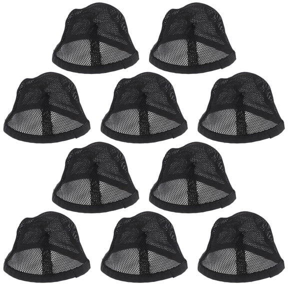 WEUVEB 10Pcs Black Weaving Net Cap for Sew in Weave and Crochet Hair Styling