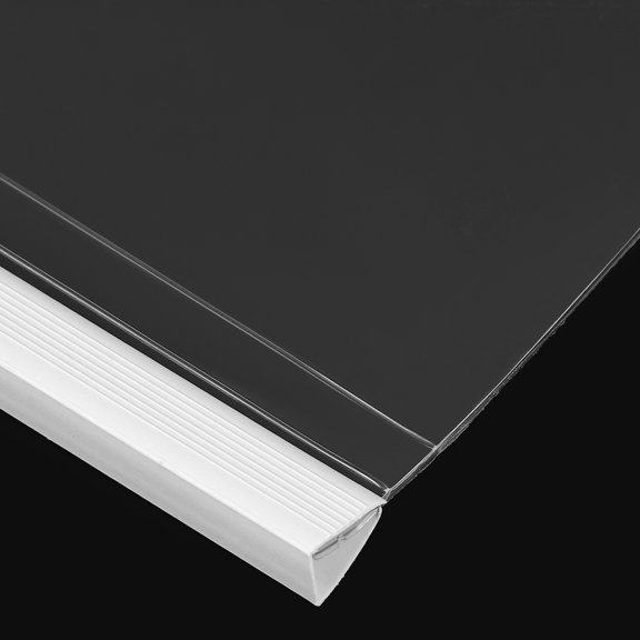 WEUVEB 10Pcs Clear Presentation Binder with Sliding Bar for Daily Document Storage