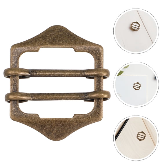 WEUVEB Adjustable Metal Vest Buckle, Coffee Copper, Fashion Accessory for Necklace, 10Pcs