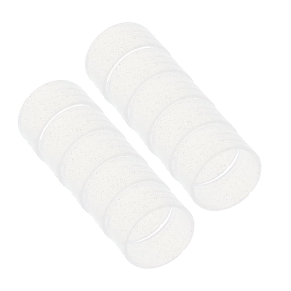 WEUVEB Silicone Tennis Racket Grip Protector Non- White Cover for Enhanced Control and Stylish Decoration