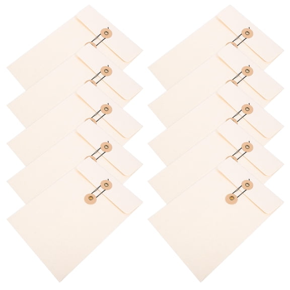 WEUVEB 10Pcs Rectangular File Storage Bags for Students 9*6*0.04in