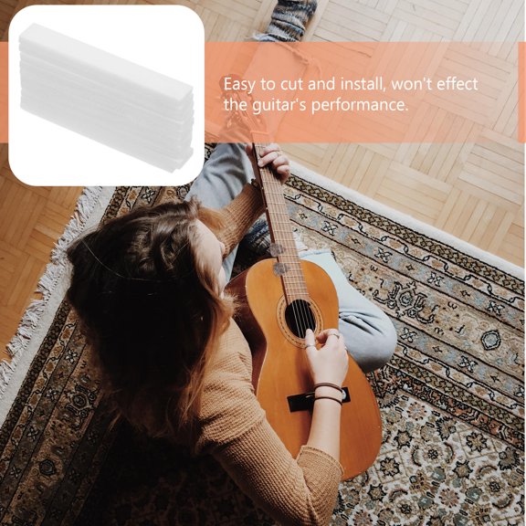 WEUVEB 10pcs Guitar Neck Inlay Inlay Material White Shell Block for Craftsmen Jewelry Making