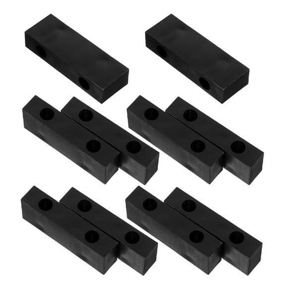 WEUVEB Window Stoppers Security Locks Nylon Plastic for Home Use Black Window Safety