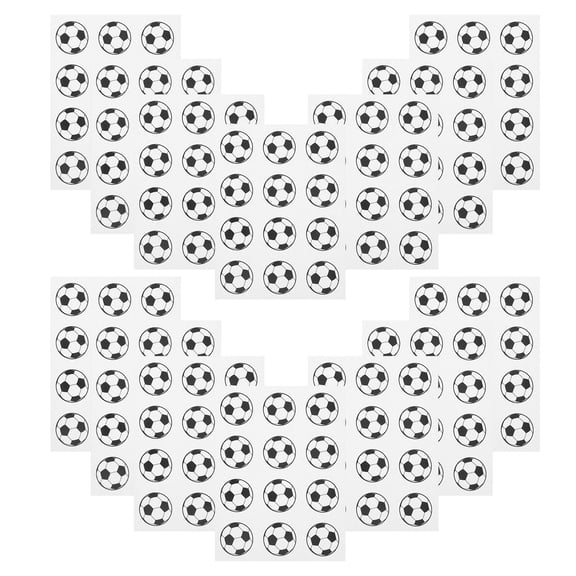WEUVEB 120Pcs Sports Ball Stickers Assorted -Adhesive Material Ball Theme Party for Fan Gear
