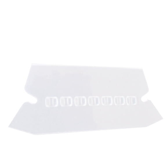 WEUVEB 120Pcs File Folder Labels Transparent Plastic Tabs for Quick Filing and Classification
