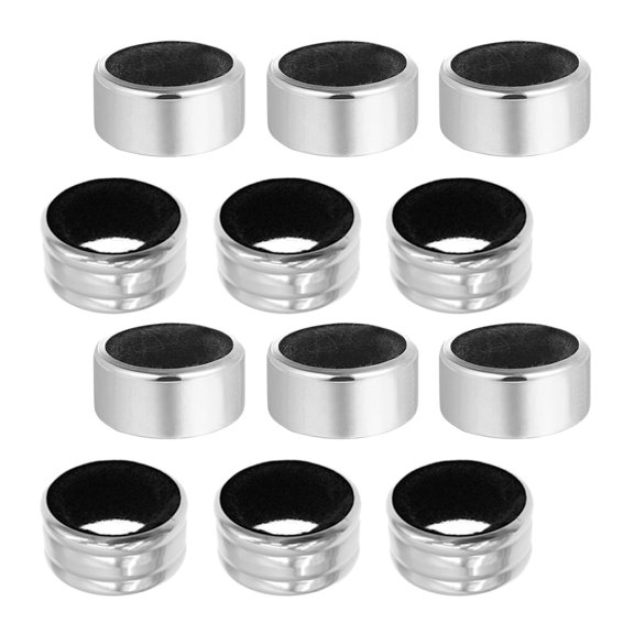 WEUVEB 12Pcs Drip Proof Bottle Stopper Stainless Steel Assorted Color Wine Lovers