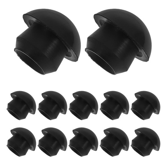 WEUVEB Oil Filler Plug Bung for Floor Jacks Prevents Leakage Black 12Pcs