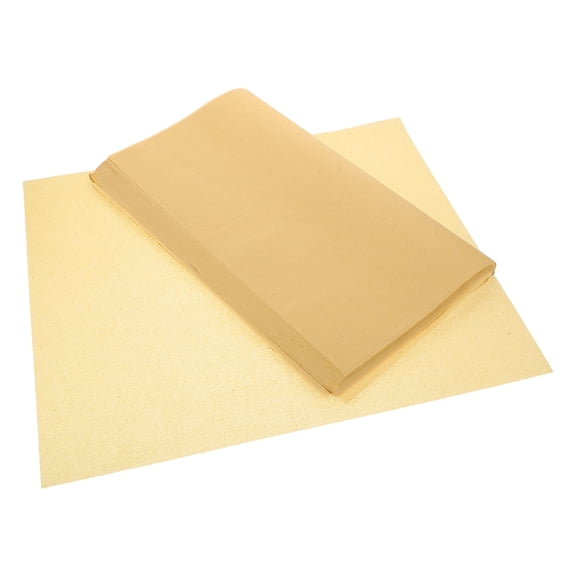WEUVEB Khaki Chinese Calligraphy Paper - Natural Edges, Ideal for Brush Writing, 140Pcs