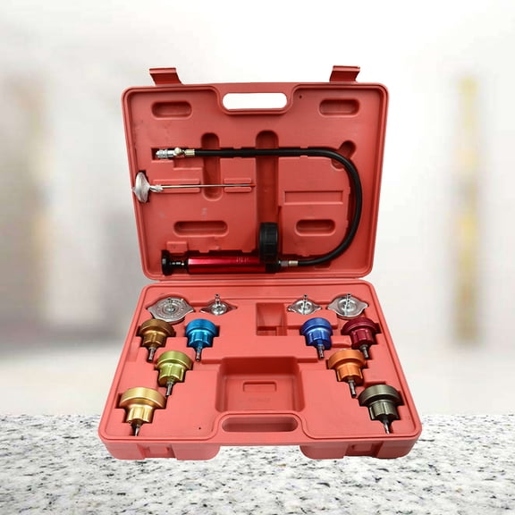 WEUVEB 14Pcs Coolant Liquid Tester Metal Assorted Color for Radiator Efficiency Checks