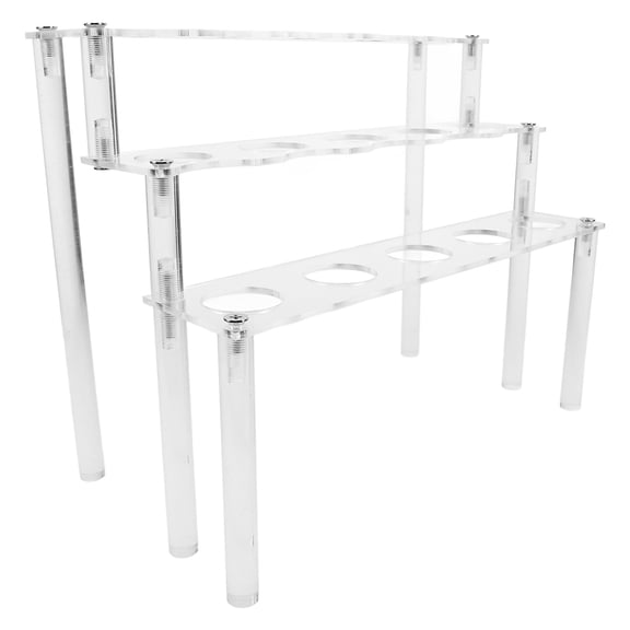 WEUVEB 15-Piece Ice Cone Display Stand Acrylic Holder For Party Snacks Ice Stand