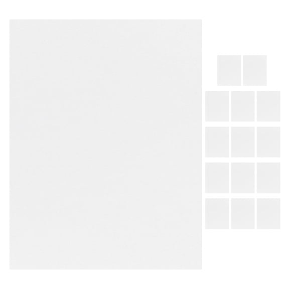 WEUVEB 15Pcs Clear Transparency Sheets for Ink Printer with Excellent Black Density for Home Printing Projects
