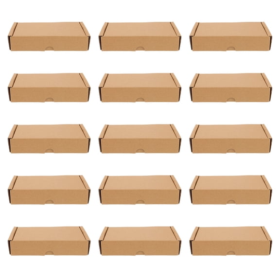WEUVEB 15Pcs Coffee Corrugated Storage Boxes Anti Vibration Moving Boxes