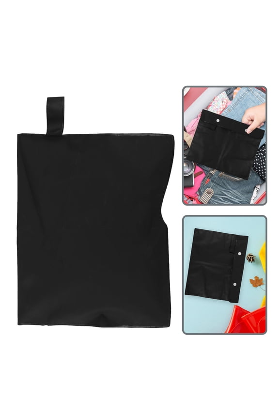 1Pack EVA Material Raincoat Storage Bag with Zipper for Men and Women