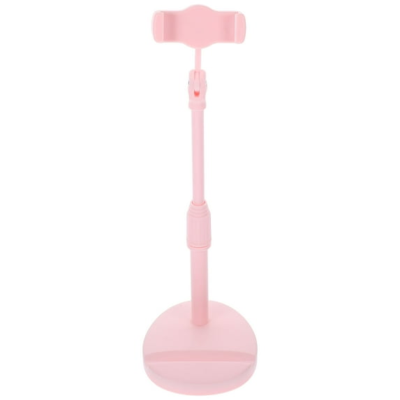 WEUVEB Cell Phone Stand Portable Phone Holder ABS Pink Ergonomic Design 1Pcs 9.4*5.1*4.5in