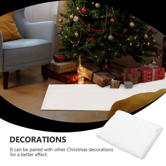 WEUVEB 1Pack Fake Snow Sheets Artificial Snow Carpet For Christmas Scene