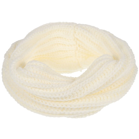 WEUVEB Thick Beige Scarf Woven Neck Scarf Comfortable Winter Accessory