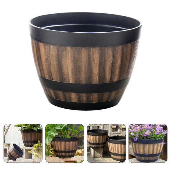 WEUVEB Vintage Outdoor Planter 1-Pack for Patio, Garden, Yard, Courtyard Decoration and Home Landscaping