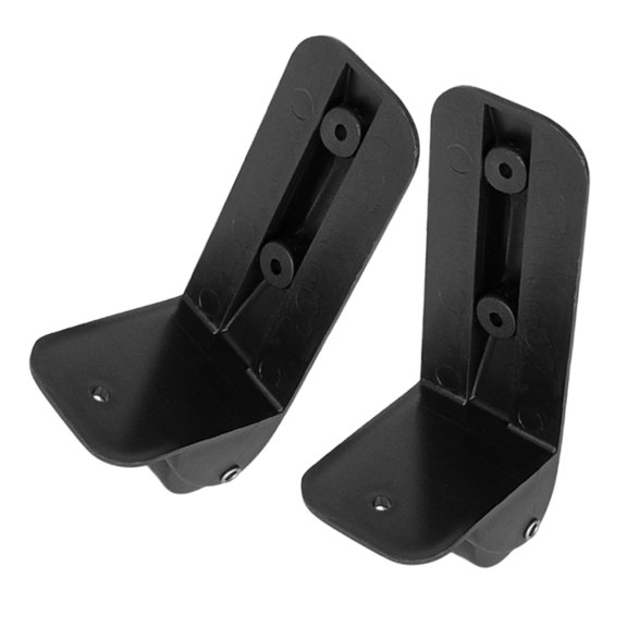 WEUVEB Heavy Duty Speaker Box Casters Black PVC Rubber Reliable Performance for Daily Use 1Pair