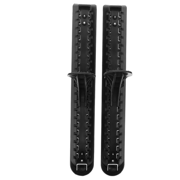 WEUVEB 1Pair Kayak Foot Pegs Portable Black Footrest Pedal for Inflatable Boats Rafts and Kayak Use