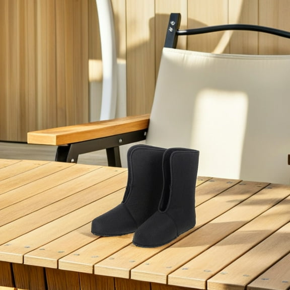 WEUVEB 1Pair Mens Thermal Boot Liners Warm Insulated Replacement Socks for Cold Weather