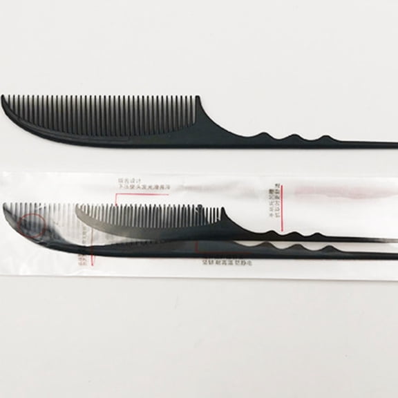 WEUVEB 1Pc Black Pointed Tail Comb High Durability PP Anti Static Hairdressing Tool