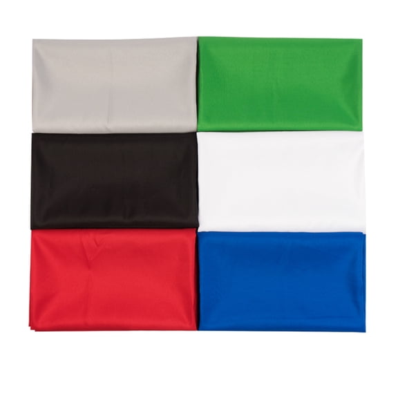 WEUVEB 1Pc Black Solid Color Photography Background Cloth for Portrait and Video Shoot Use