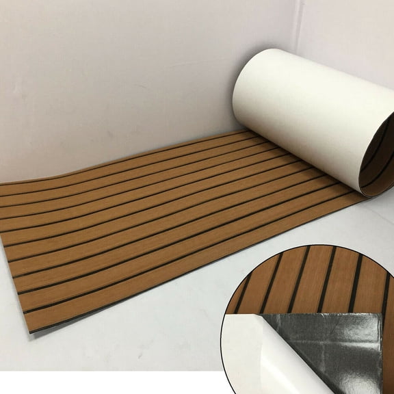 WEUVEB 1Pc Brown Yacht Deck Cushion Eva Material Protective Boat Flooring Pad Shockproof