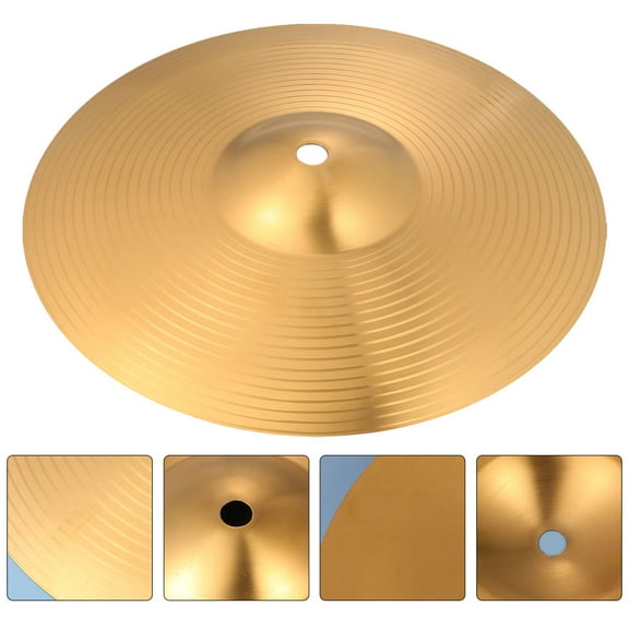 WEUVEB 1Pc Hi Hat Cymbal Golden Drum Part Cymbal Replacement Percussion Accessory