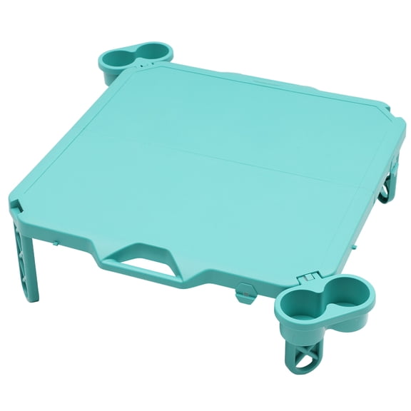 WEUVEB 1Pc Portable Outdoor Camping Desk Green Lightweight Folding Table with Storage Bag