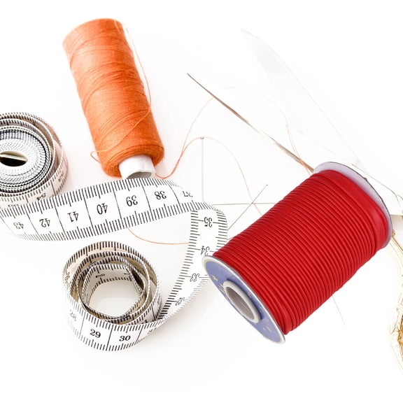 WEUVEB Red Cotton Core Sideband Ribbon 1Pc for Cheongsam Sewing, Dressmaking, Craft Supplies and Fabric Decoration