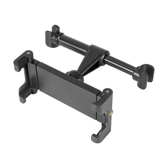 WEUVEB Black Headrest Mount for Tablets and Phones, Car Stand Holder for Family Travel and Road Trips, 1 Piece