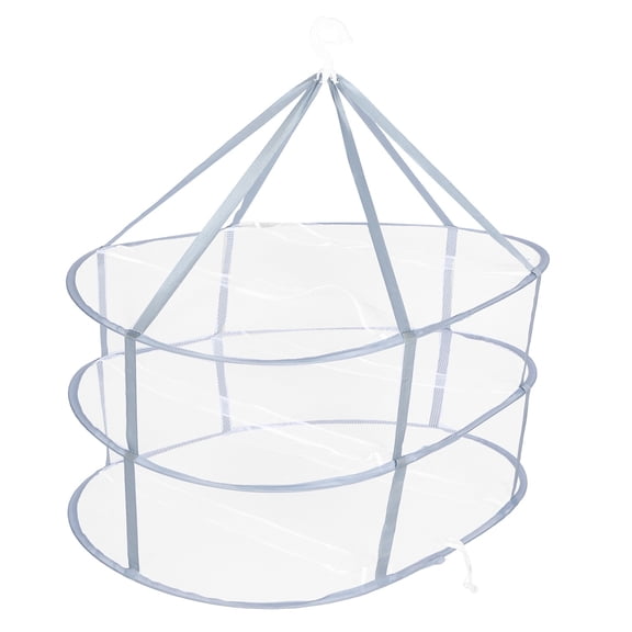 WEUVEB Multi Mesh Steel Drying Rack for Home Use Strong Permeability Foldable