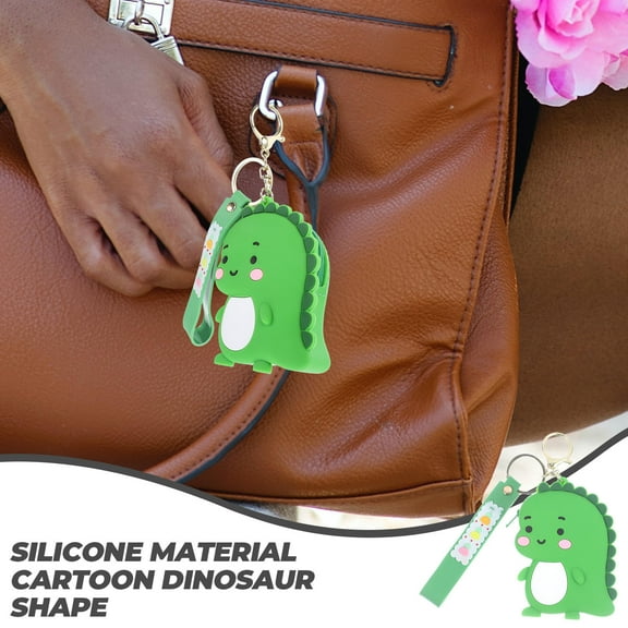 WEUVEB 1Pcs Dinosaur Keyring Pendant Keychain Cute Ornament for Girls