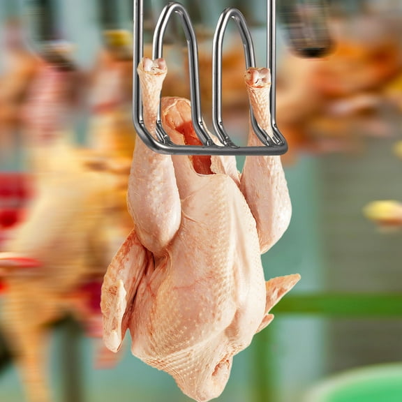 WEUVEB Stainless Steel Poultry Hanger for Meat Processing and Hanging, Meat Hook Tool