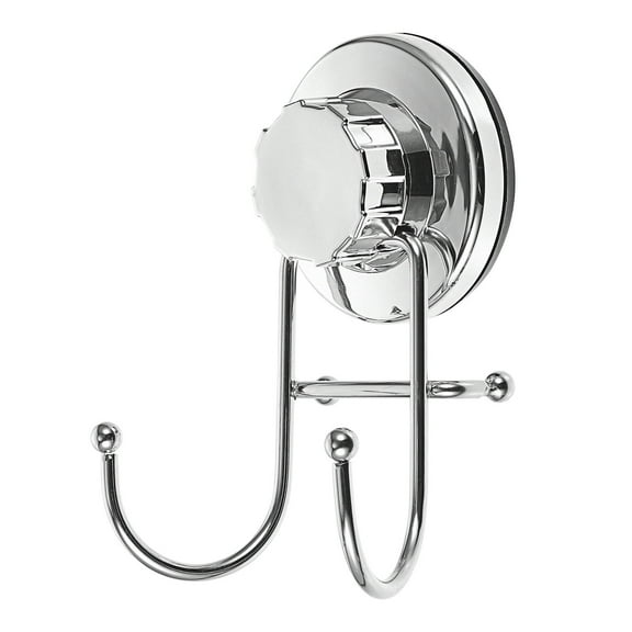 WEUVEB 1Pcs Stainless Steel Sucker Hook for Hanging Clothes and Hats in Kitchen Use