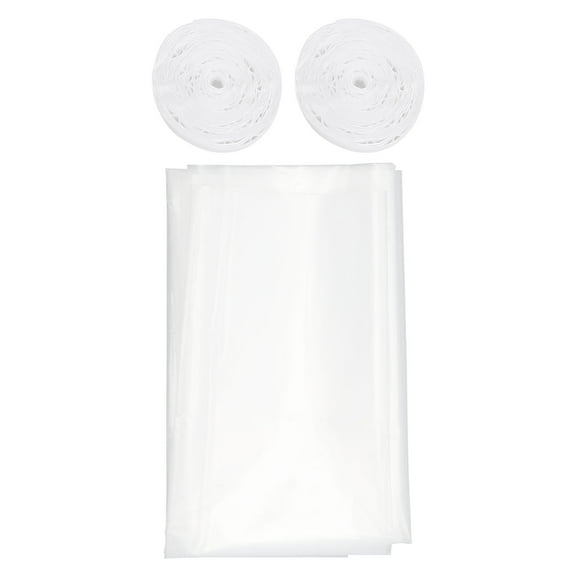 WEUVEB Window Winterizing Kit Transparent Plastic Film for Insulating and Blocking Cold Air Indoors